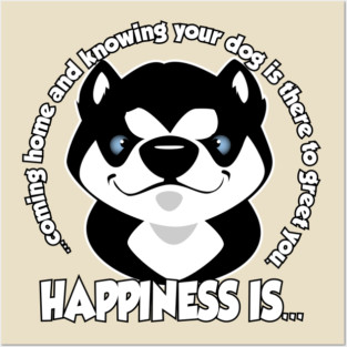 Welcome home Husky Posters and Art