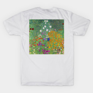 Gustav Klimt Flower Garden T-Shirt