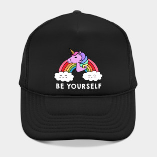 Be Yourself Unicorn Rainbow Hat