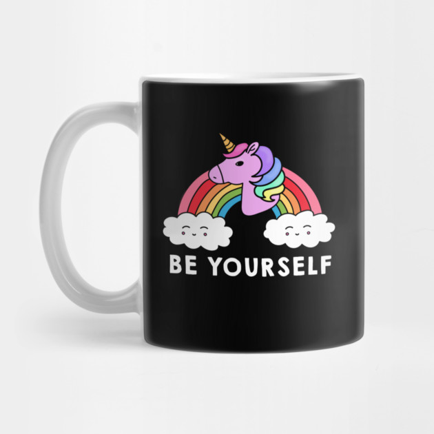Be Yourself Unicorn Rainbow by logiamerch