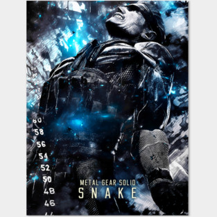 Metal Gear Solid Snake Posters and Art