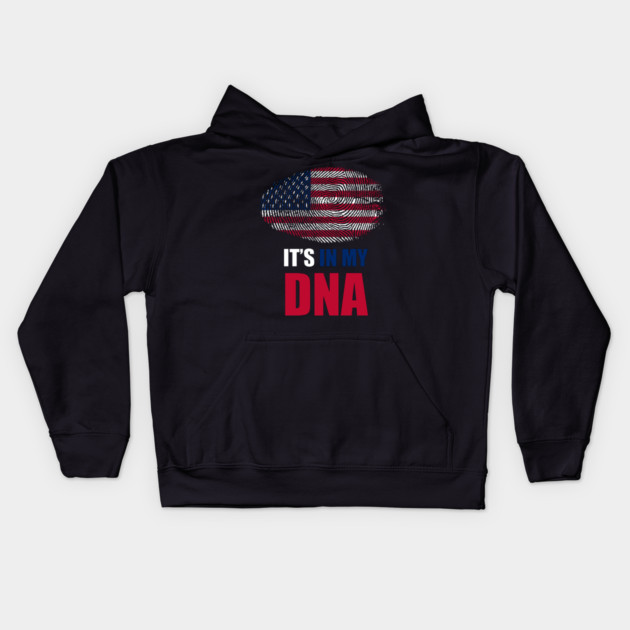 It's in my DNA America USA Kids Hoodie by logiamerch