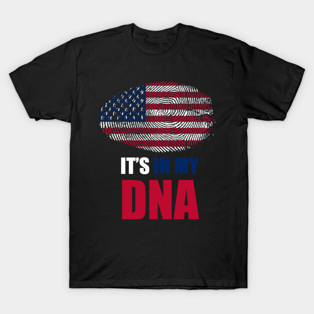 It's in my DNA America USA T-Shirt by logiamerch