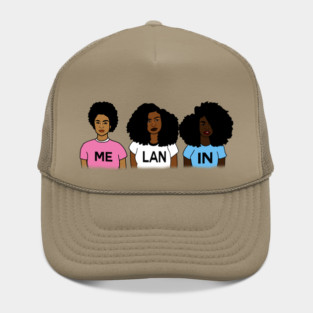 Melanin Poppin Afro African girls Hat