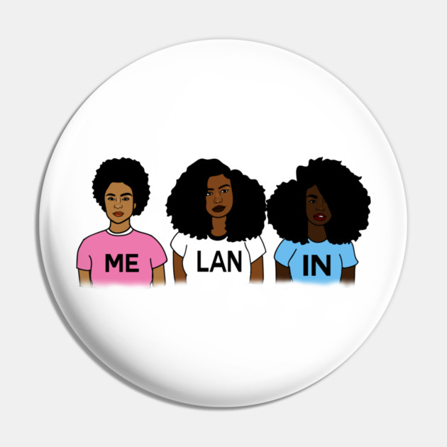 Melanin Poppin Afro African girls Pin by logiamerch