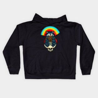 Beautiful Native African Woman Afro Black Pride Kids Hoodie
