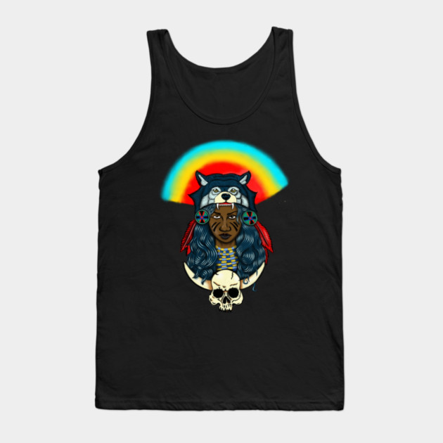Beautiful Native African Woman Afro Black Pride Tank Top by logiamerch
