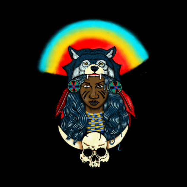 Beautiful Native African Woman Afro Black Pride by logiamerch