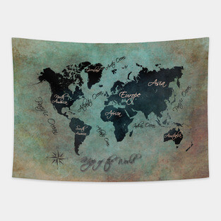 world map  #map #worldmap Tapestry
