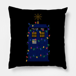 Happy Christmas from the Tardis Pillow