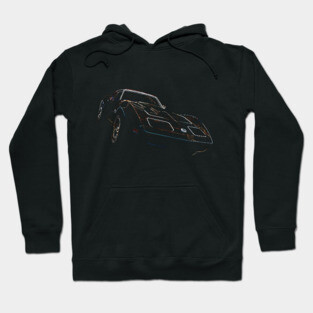 Corvette C3, corvette 1977 Hoodie