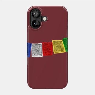 Prayer Flags Nepal Peace Phone Case