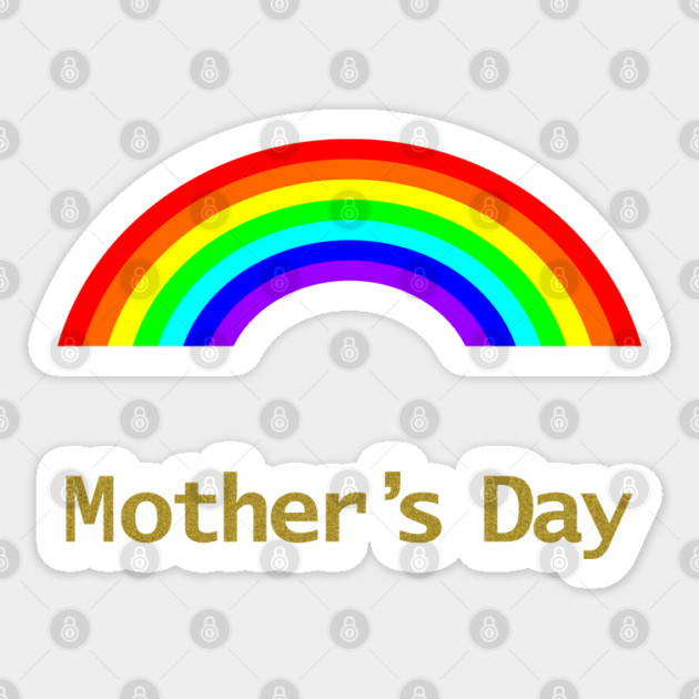 Mothers Day Rainbows Sticker by ellenhenryart
