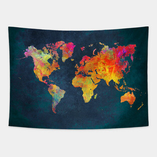 world map 2045 #map #worldmap Tapestry