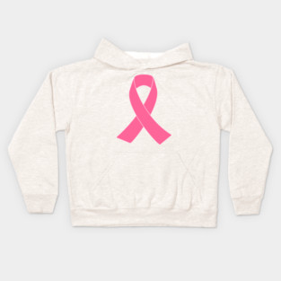 Breast Cancer Awareness Ribbon Kids Hoodie