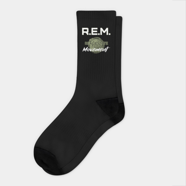 REM - Real Estate Movement Socks by REG