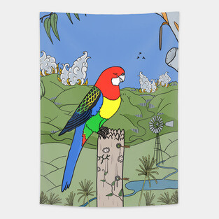 Parrot Tapestry
