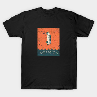 Inception (orange textured) T-Shirt