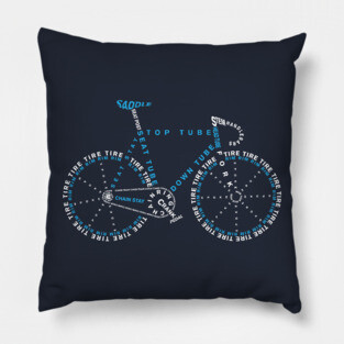 BIKE ANATOMY Pillow