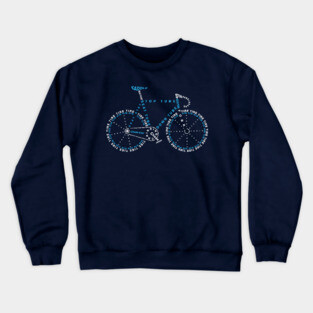 BIKE ANATOMY Crewneck Sweatshirt