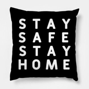 Stay Safe Stay Home #StayHome_2020 Pillow