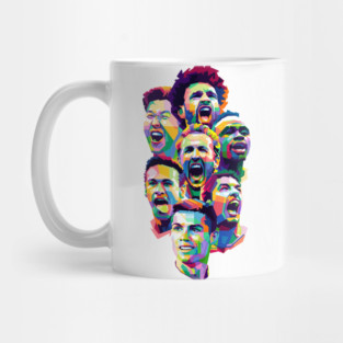 THE STARS OF FOOTBALL Mug