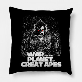 War for the Planet of Great Apes Pillow