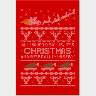 Christmas Vacation Misery Posters and Art