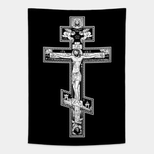 Orthodox Cross Tapestry