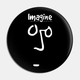 Imagine Peace Activist Pin