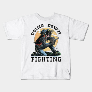 Going Down Fighting Like Jesse James Kids T-Shirt