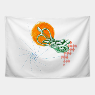 Ear Labyrinth Tapestry