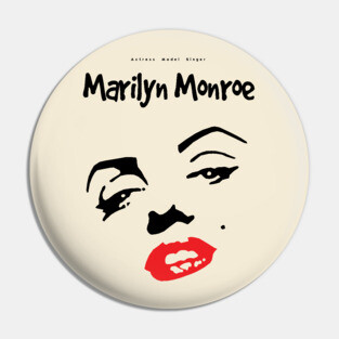 Marilyn Monroe hollywood Old Film Actress Pin