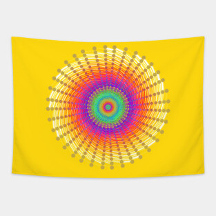 Rainbow harmony Tapestry