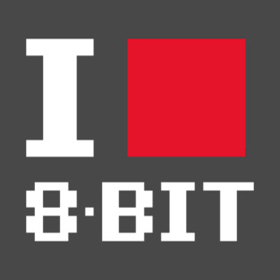 I love 8-bit T-Shirt T-Shirt