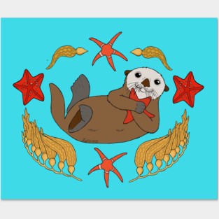 Sea Otter Posters and Art