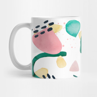 Pocket- collage geometric pop Mug