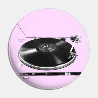 Record Player - Vintage Pin