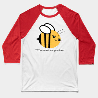 Honey Bee Baseball T-Shirt