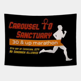 Make the Run To Santuary Tapestry