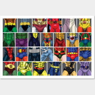 ABC's of Superheroes Posters and Art