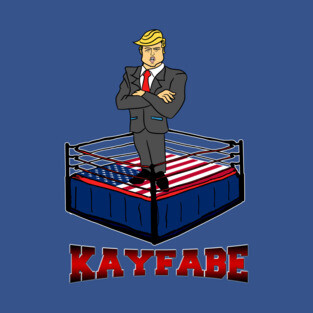 President-Elect Kayfabe Wrestling Ring by Basement Mastermind T-Shirt
