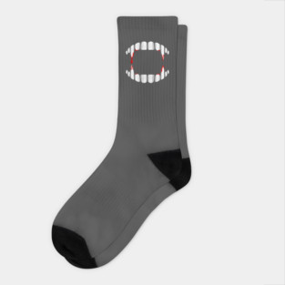 (Bill the) Vampire Fangs Socks