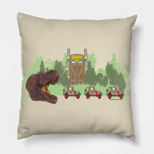 Jurassic Parade Pillow