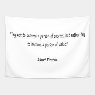 Popular quotes for inspiration - Albert Einstein Tapestry