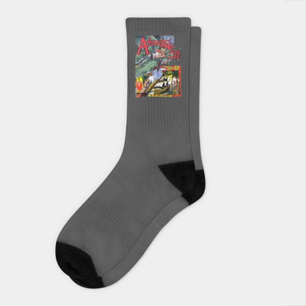 Life is an Adventure Socks by Joaddo