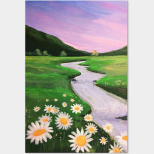 daisies Posters and Art