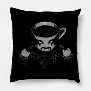 Black Metal Coffee Pillow
