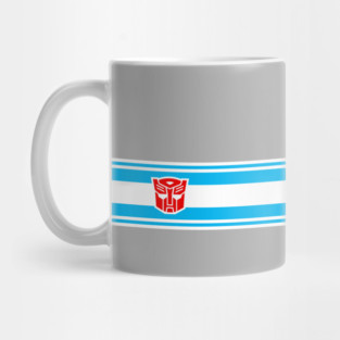 Optimus Prime Trailer Stripes Mug