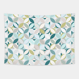 Pastel Modern Tile / Fresh Breeze Tapestry